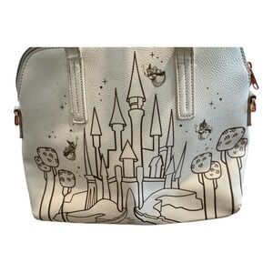 Loungefly‎ Disney Sleeping Beauty Aurora Princess Castle Fairy Godmother Purse
